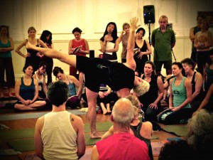 John Friend in Ardha Chandrasana 300x225 Basic Poses: A Gateway to the Heart and Awakening